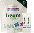 Beam Kids Multivitamin Powder – Kids Vitamins with Greens, Probiotic & Prebiotic, Immune Support for Children & Toddlers, No Artificial Sweeteners, for Picky Eaters, 20 Servings, Variety Pack