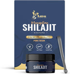 AMU NUTRITION Pure Mongolian Shilajit for Men and Women - Harvested from Mongolia - Natural Source of Fulvic Acid Trace Minerals (20 GRAM)