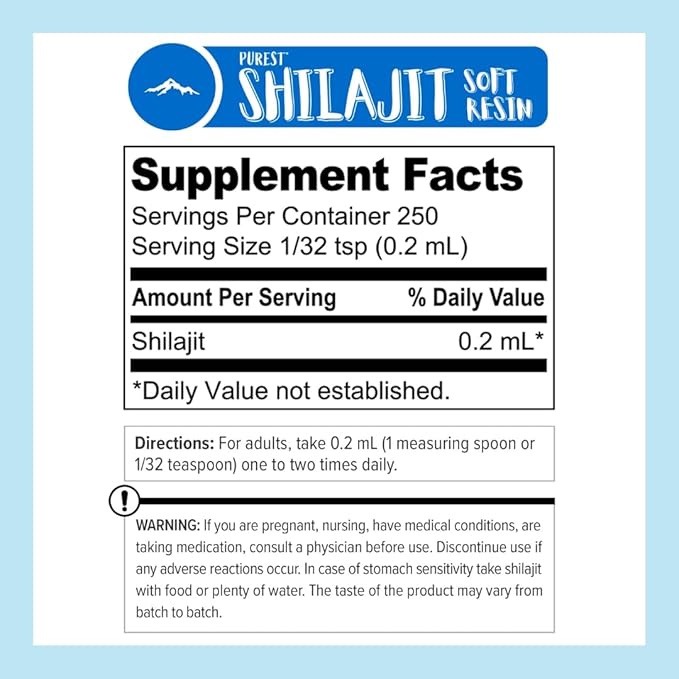 Himalayan Shilajit by Pure Himalyan Shilajit, Grade A Himalayan Soft Resin (15ml), Energy & Immune Support, Natural Source of Fulvic Acid & 85+ Trace Minerals Supplement for Men & Women