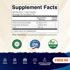 Vitamatic Akkermansia Muciniphila 30 Billion TFU + Clostridium Butyricum + Prebiotic Inulin - GLP-1 Probiotic - 30 Vegan Capsules - 30 Servings