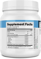 Transparent Labs BCAA Glutamine - 8000 Mg of BCAA Powder with L Glutamine for Post Workout Recovery, Muscle Growth, & Increased Endurance - 30 Servings, Strawberry Lemonade