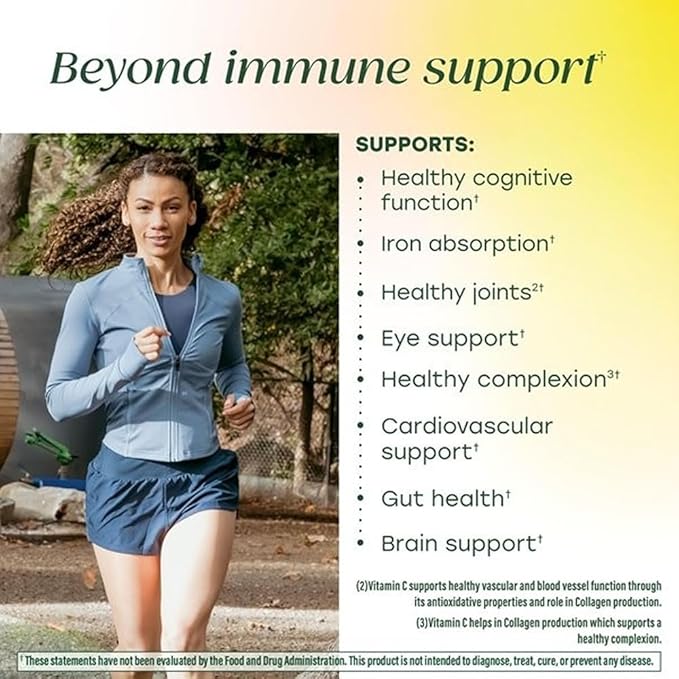 MegaFood Liposomal Vitamin C 1000mg Per Serving - Collagen Production & Immune Support Supplement - High Potency Formula - Superior Absorption & Gentle On Stomach - 120 Vitamin C Capsules, 60 Servings