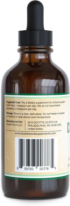 Colloidal Silver Liquid 20 PPM - 4 Fl OZ (Plata Coloidal with Dropper) 99.9% Pure, Gluten Free, Non-GMO by Double Wood Supplements