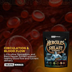 Holistic Hercules Himalayan Gold Shilajit Gummies with Ashwagandha Black Maca Tongkat Ali Panax Ginseng Mucuna | 100% Natural Organic | Vegan Non-GMO Sugar-Free (30)