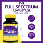 InnovixLabs Vitamin K2 & Triple Omega Bundle Full Spectrum Vitamin K2 (90 Softgels) Triple Strength Omega-3 Fish Oil (200 Softgels). Supports Healthy Bones, Arteries and Joints. *