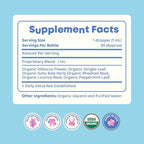 JoySpring Genius Drops Smartberry Vanilla | Herbal Focus Support for Kids with Ginkgo Biloba, Licorice Root, Gotu Kola Extract, Peppermint Leaf | Liquid Formula|1fl oz (30 Servings)