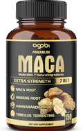 7in1 Premium Maca Root Capsules - with Ashwagandha, Ginseng, Tribulus, Shilajit, Shatavari & Black Pepper - Natural Energy, Performance & Mood Support - 150 Counts for 5 Months