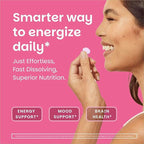 EZ Melts Dissolvable B12 2,500 mcg - Vitamin B12 for Energy & Immune Support - Non-GMO, Vegan & Gluten-Free - Red Cherry - 180 Sublingual Tablets (180 Servings)