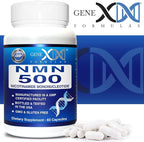 Genex Formulas NMN 500mg - 99% Pure Shelf Stabilized Supplement Capsules for Increased NAD Levels & Healthy Aging, GMP Certified, 500mg per Serving, 60 Capsules
