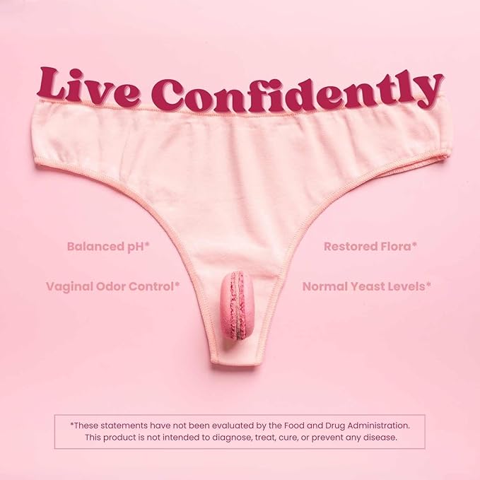 Optimal Prime Vaginal Probiotics for Women with Prebiotics, Cranberry Extract, and a Lactobacillus Probiotic Blend, Supports Healthy Vaginal Flora, Odor Control, pH Balance, 60 Capsules
