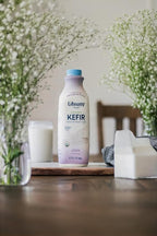 Lifeway Organic Whole Milk Kefir - 10g Protein, 12 Live Active Probiotic Cultures, Up to 99% Lactose Free, Gluten Free - Plain, 32 oz