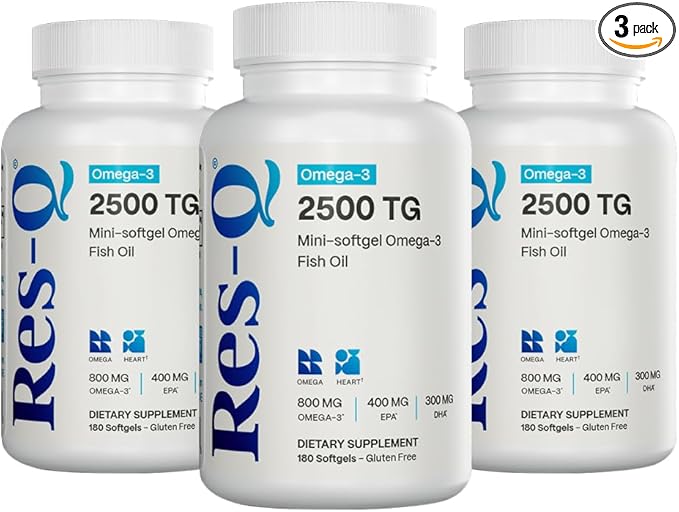 Res-Q 2500 TG Omega-3 Fish Oil Mini Gel Capsules 3-Pack