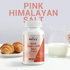 Heivy Pink Himalayan Salt Tablets 1000mg - Sodium Chloride 988mg, Non-GMO, Mineral-Rich Electrolyte Balance and Hydration, 365 Salt Tablets-Eectrolyte Supplement