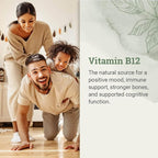 USDA Organic Vitamin B12 2000mcg Sublingual Liquid Supplement (2-Pack) - Vegan Methylcobalamin Drops for Natural Energy, Maintain Metabolism, and Immune System Support - 1 Fl Oz