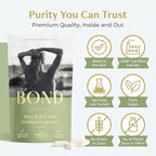 BOND Myo-Inositol & D-Chiro Inositol Supplement for Women | Supports PCOS & Hormone Balance, Ovulation & Regular Cycles – 40:1 Ratio | Fertility Supplements for Women | 90 Vegan Capsules (3/Day)