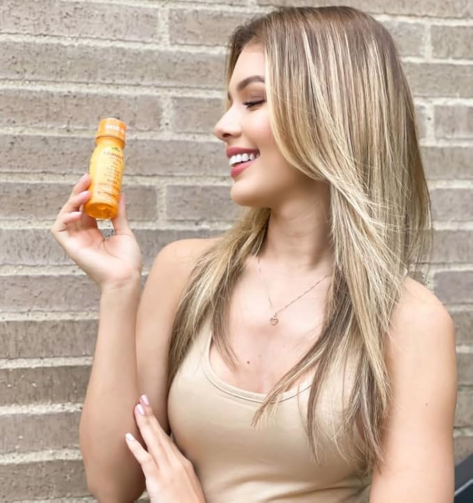 ALFA VITAMINS Vitamin C Shot 1000mg with Zinc, Ginger & Echinacea – Supports Immune Health & Daily Wellness – Orange Flavor – 2.4 FL Oz Bottle – 40 Pack