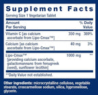 Life Extension Vitamin C 24-Hour Liposomal Hydrogel Formula, 90 Vegetarian Tablets