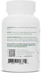 InterPlexus Mega-Polyzyme - Full Spectrum Vegetarian Digestive Enzymes with Bromelain for Gastrointestinal Support - Gluten Free, Dairy Free, Soy Free - 60 Capsules (60 Servings)