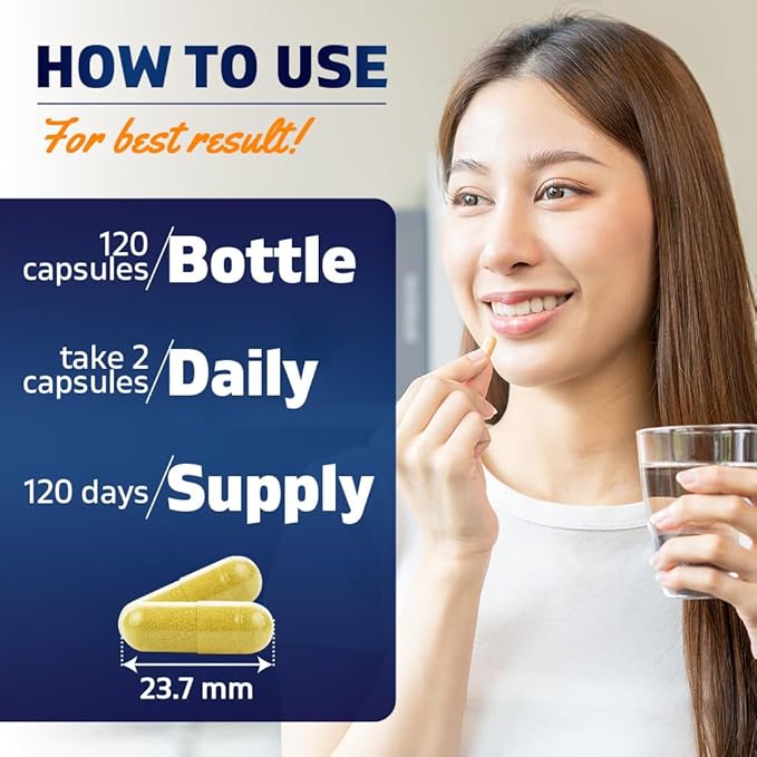 Vitamatic Alpha Lipoic Acid 1200mg Per Serving, 120 Capsules - Gluten Free, Vegetarian Capsules, Soy Free & Non-GMO