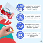 FIRST DAY Toddler Tribiotic Gummies (Ages 2-3) | Kids Probiotic Gummies | 3 in 1 Pre + Pro + Postbiotics for Kids Digestive & Immune Health - Kiwi, 60 Counts (30 Days Supply)