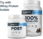 Transparent Labs Post - Post-Workout Recovery Muscle Builder with L-Glutamine, Beta-Alanine and BetaPure Betaine Anhydrous for Muscle Recovery and Muscle Building - 30 Servings, Strawberry Lemonade
