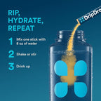 DripDrop Hydration Packets - Tropical Variety Pack - Single Serve Electrolytes Powder Drink Mix - Mango, Açaí, Passion Fruit, Piña Colada - Non-GMO, Gluten Free, Vegan - 32 Sticks