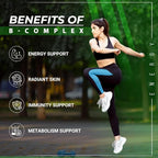 Plant Based Vitamin B Complex Supplement | Methylated Vitamin B12 1000 mcg with B1, B2, B3, B5, B6 | B12 Sublingual & Organic B Vitamins for Energy, Nervous System, Digestion & Immunity – 60 Tablets