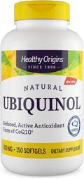 Healthy Origins Ubiquinol (Active Form of CoQ10), 300 mg - Ubiquinol Supplements for Heart Health & Antioxidant Support - Gluten-Free & Non-GMO Supplement - 150 Softgels