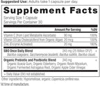 Ancient Nutrition Probiotics for Immune Support, SBO Once Daily Probiotics with Vitamin C and Vitamin D, 30Ct for Healthy Digestion and Immune System Function Support, 25 Billion CFUs*