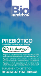 Bio Nutrition Pre-Biotic with Life Oligo Prebiotic Fiber XOS, 60 Count