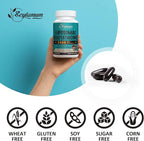 2400 MG Liposomal Glutathione Softgels, Max Absorption, Active Form L-Glutathione Reduced (GSH), with Hyaluronic Acid, Resveratrol, Master Antioxidants for Brain, Immune System, 60 Softgels