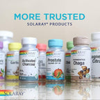 SOLARAY Fermented Reishi Mushroom 500mg | Healthy Immune, Heart & Brain Function Support | Energy & Mood Supplement | 60 VegCaps
