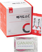 Korean Powder Vitamin Stick, Individually Packaged Powder Stick, for K.O.R.E.A.E.U.N.D.A.N Vitamin C 3,000mg (100 Packets, 300g)
