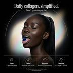 Collagen Peptides Gummies Sugar Free 3000mg Multi Collagen Blend for Hair Skin & Nails Support + 2500mg Keratin + 5000mcg Biotin, Hyaluronic Acid, Vitamin C & Zinc, 60 Gummies (Packaging May Vary)