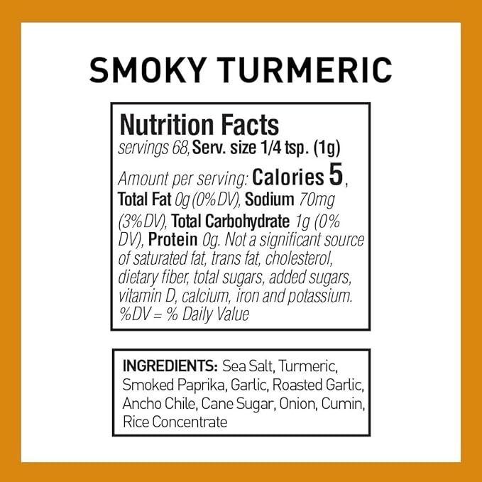 Spice Hunter Smoky Turmeric Rub, 2.4 Ounce (Pack of 3)