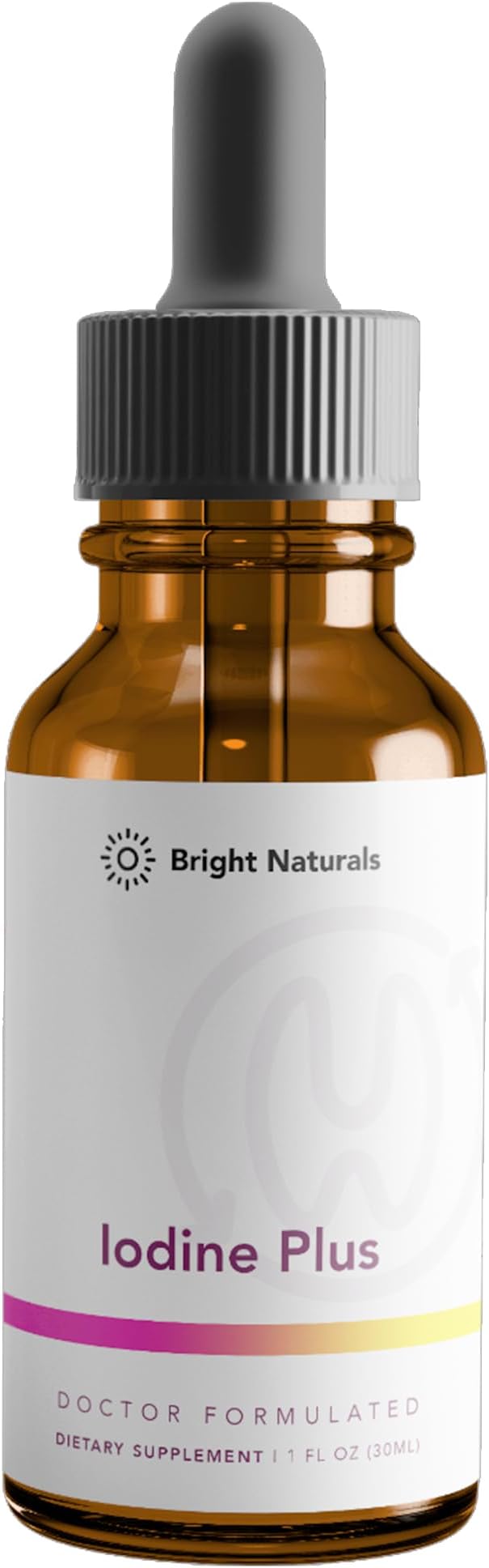 Iodine Plus - Kelp-Based Liquid Supplement Supports Thyroid - Boosts Energy, Improves Sleep, and Enhances Mental Clarity, 60 0.04% Servings