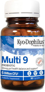 Kyolic Kyo-Dophilus Multi 9 Probiotic, Strong Gut Health Balance and Support*, 90 Capsules