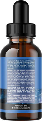 Natures Craft High Absorption L-Theanine Liquid Drops - Nootropic Focus Supplement with L Theanine 200mg Per Serving and Chamomile Extract - Adults and Kids Relaxation and Focus - 2 Fl Oz (3 Pack)