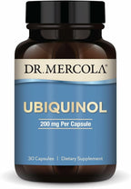 Dr. Mercola Ubiquinol - Supports Energy Production - Antioxidant Supplement - Non-GMO, Gluten-Free & Soy-Free - 30 Capsules (30 Servings) - 200 mg