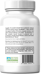 MIN12Absorb™ Essential & Trace Mineral Complex | Soy-Free, Non-GMO, Vegan, 30-Day Supply - Enhanced Absorption for Cellular Health and Daily Vitality