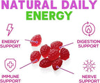 Vitamin B12 Energy Gummies - 3000 mcg per Serving Extra Strength B 12 Gummy for Metabolism & Immune System Support - Chewable Dietary B12 Supplements, Caffeine Free Gummy Vitamin - 60 Gummies