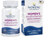 Nordic Naturals Women’s Multivitamin Extra Strength - Skin, Hair, Energy, & Bone Support - Immunity Supplement - 20 Essential Nutrients - 60 Tablets - 30 Servings