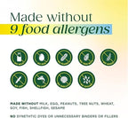 MegaFood Kids One Daily Multivitamin Soft Chews - Kids Vitamins with Vitamin B, Vitamin C, Vitamin D & Vitamin E - Age 4+, Vegetarian, Made Without 9 Food Allergens - Grape Flavor - 30 Chews