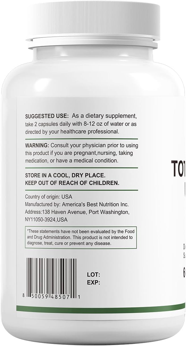 HUJ Total Cleanse Uric Acid - Uric Acid Cleanse Supplement - with Tart Cherry, Celery Seed, Marine Active 10 and Chrysanthemum Extract - Supports Joint and Kidney Health* - 60 Capsules