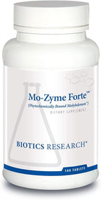 Biotics Research MoZyme Forte Molybdenum 150 mcg, Liver Support, Detoxification, Essential Trace Element, Healthy Metabolism, Antioxidant Support 100 Tablets