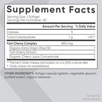 Sports Research Tart Cherry Capsules - Made from Montmorency Tart Cherries - Non-GMO & Gluten Free - 60 Liquid Softgels