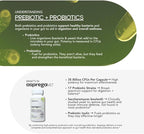 Asprega 30CT - Probiotic + Prebiotic Supplement | 17 Strains, 35 Billion CFUs | Delayed Release | Saccharomyces Boulardii | for Men & Women | by ScimeraMD, 2-Pack