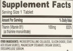 365 by Whole Foods Market, Vitamin B1 100Mg, 100 Tablets (Pack of 2)