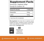 EyePromise Zeaxanthin & Lutein Eye Vitamin - 180 Softgels, 90-Day Supply - Eye Health Supplement with 10mg Zeaxanthin & 10mg Lutein to Support Healthy Vision