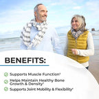 BioSchwartz Bone Strength Supplement - Gentle Non-Constipating Bone Health Supplement for Women & Men with 9-in-1 Complex with Calcium Magnesium Zinc D3 K2 & More - 3rd Party Tested - 2 Months